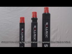 رنگ سیاه پایین سوراخ چکش DHD برای معدن و ساخت و ساز