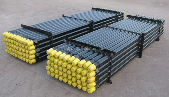 76mm DTH Down The Hole Rod Male-Male Thread Connection برای حفاری چاه آب
