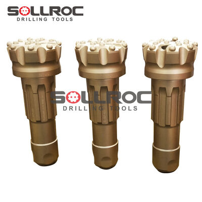 Sollroc 5''-150mm Carburized Steel DTH Drill Bit for Water Well Drilling and Mining