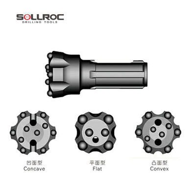 مته های حفاری DTH فولادی کربوره شده با کارایی بالا به اندازه 4 1/8 اینچ برای چاه آب و حفاری معدن