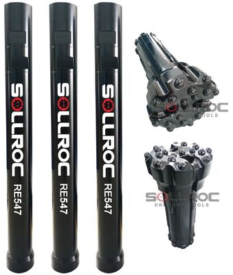 چکش گردش معکوس و بیت RC برای حفاری DTH با بازیابی مواد بالا گزینه های اندازه چندگانه و فلزات سخت شده برتر