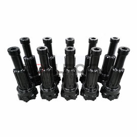 M40 12 Spline DTH حفاری بیت فشار بالای هوا رنگ آبی صورت صاف برای معدن
