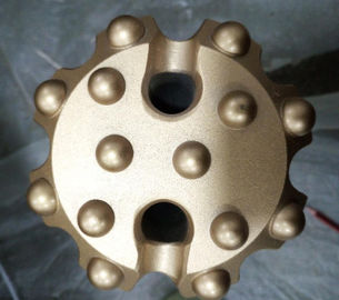 M40 12 Spline DTH حفاری بیت فشار بالای هوا رنگ آبی صورت صاف برای معدن