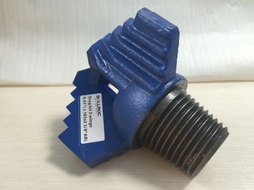 رشته 3 1/2 AR 165mm 6 1/2 قطر Drag Borr Bit Corlor آبی برای حفاری چاه آب